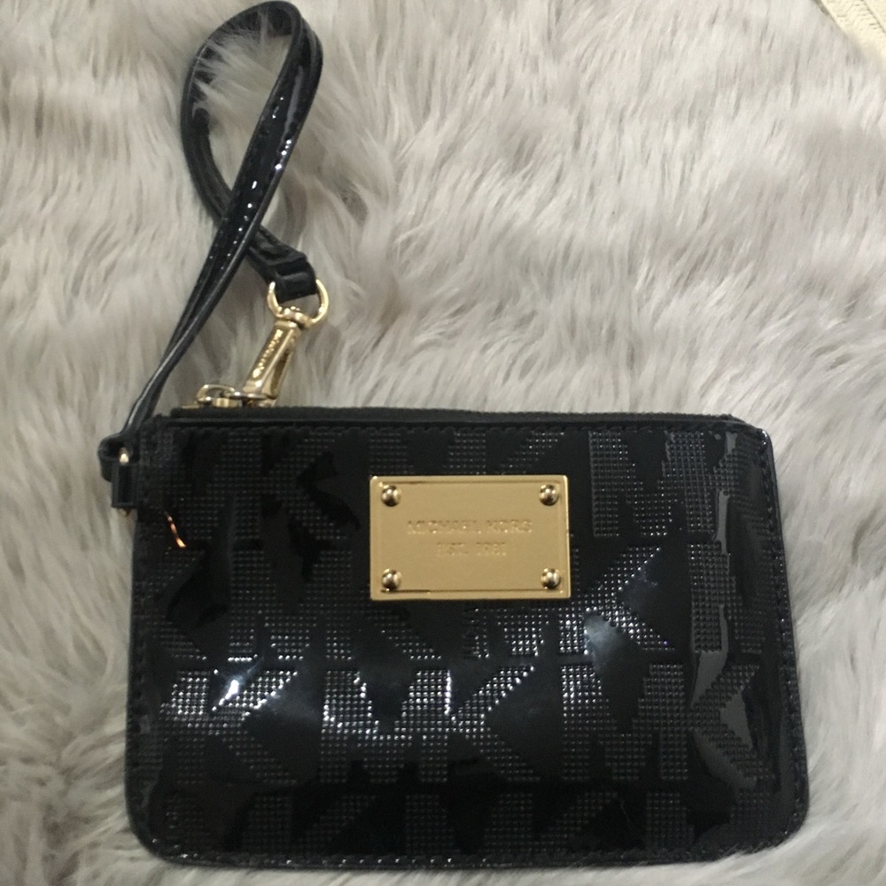 Michael Kors Classic MK Logo Wristlet/Wallet